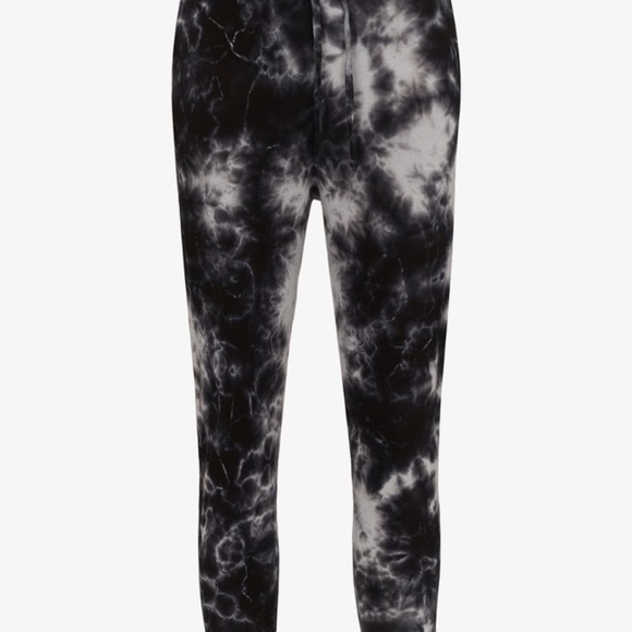 Nili Lotan Nolan Pant in Jet Black Tie Dye Size S - Picture 1 of 4